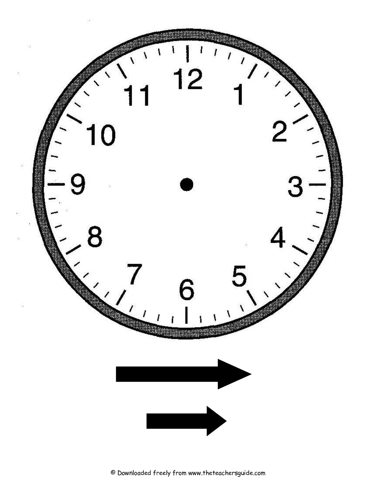 Examples of Analog Clock Worksheets | Katie Unger